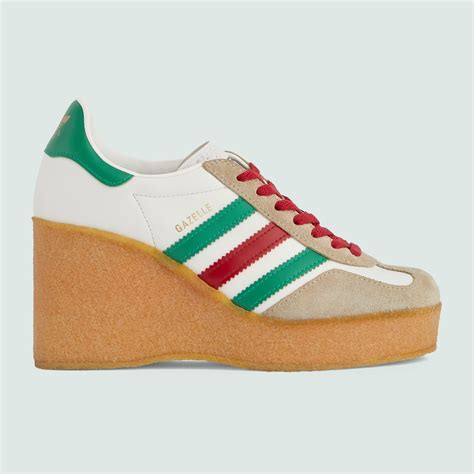 adidas x gucci gazelle damensneaker|adidas x Gucci Wedge Gazelle Sneaker .